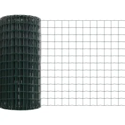 vidaXL Vallas De Jardín-Euro Valla 0,4 x 10 m Hierro recubierto de PVC