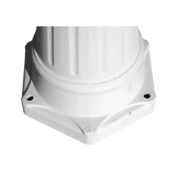 vidaXL Farola de jardín 3 brazos aluminio 215 cm Blanco Sale