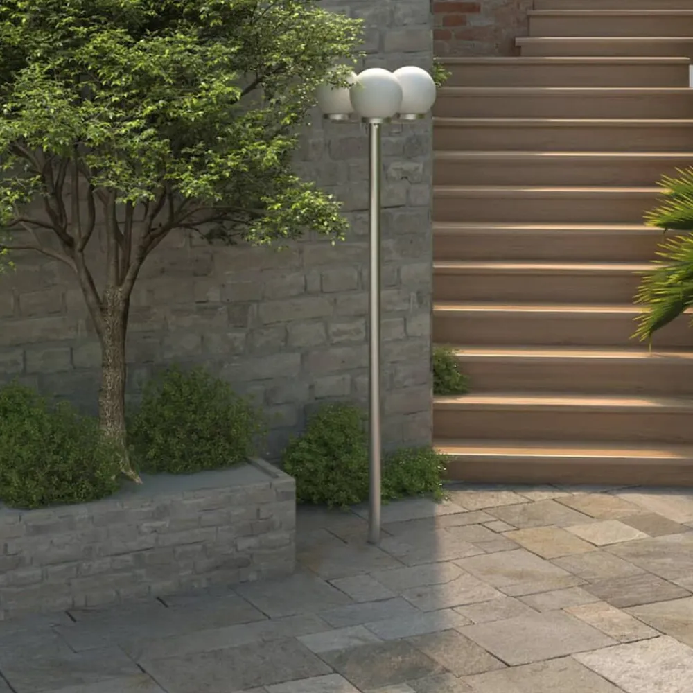 vidaXL Farola de jardín 3 focos 220 cm Clearance