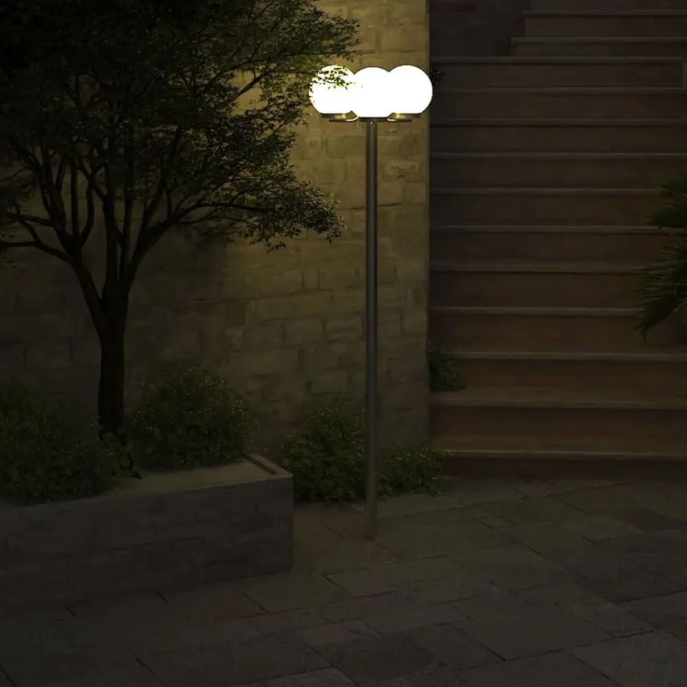 vidaXL Farola de jardín 3 focos 220 cm Clearance