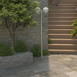 vidaXL Farola de jardín 2 focos 220 cm Sale