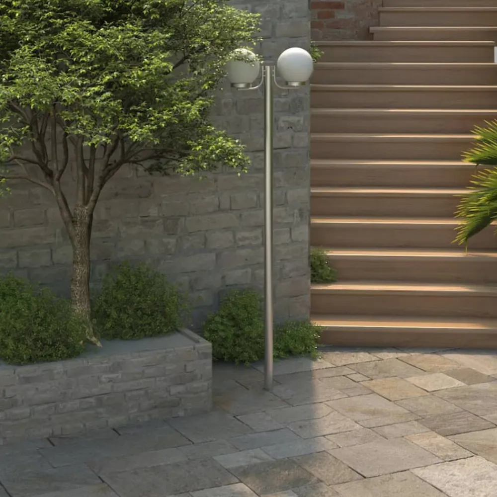 vidaXL Farola de jardín 2 focos 220 cm Sale