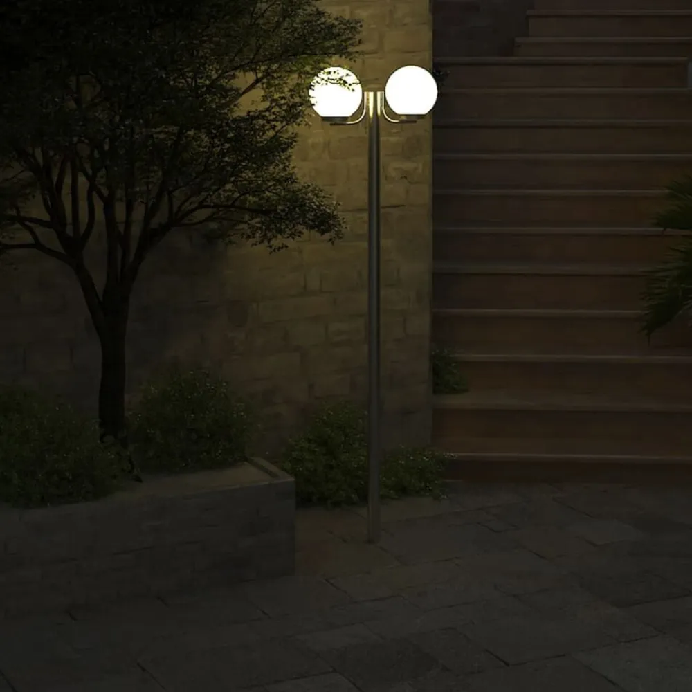 vidaXL Farola de jardín 2 focos 220 cm Sale