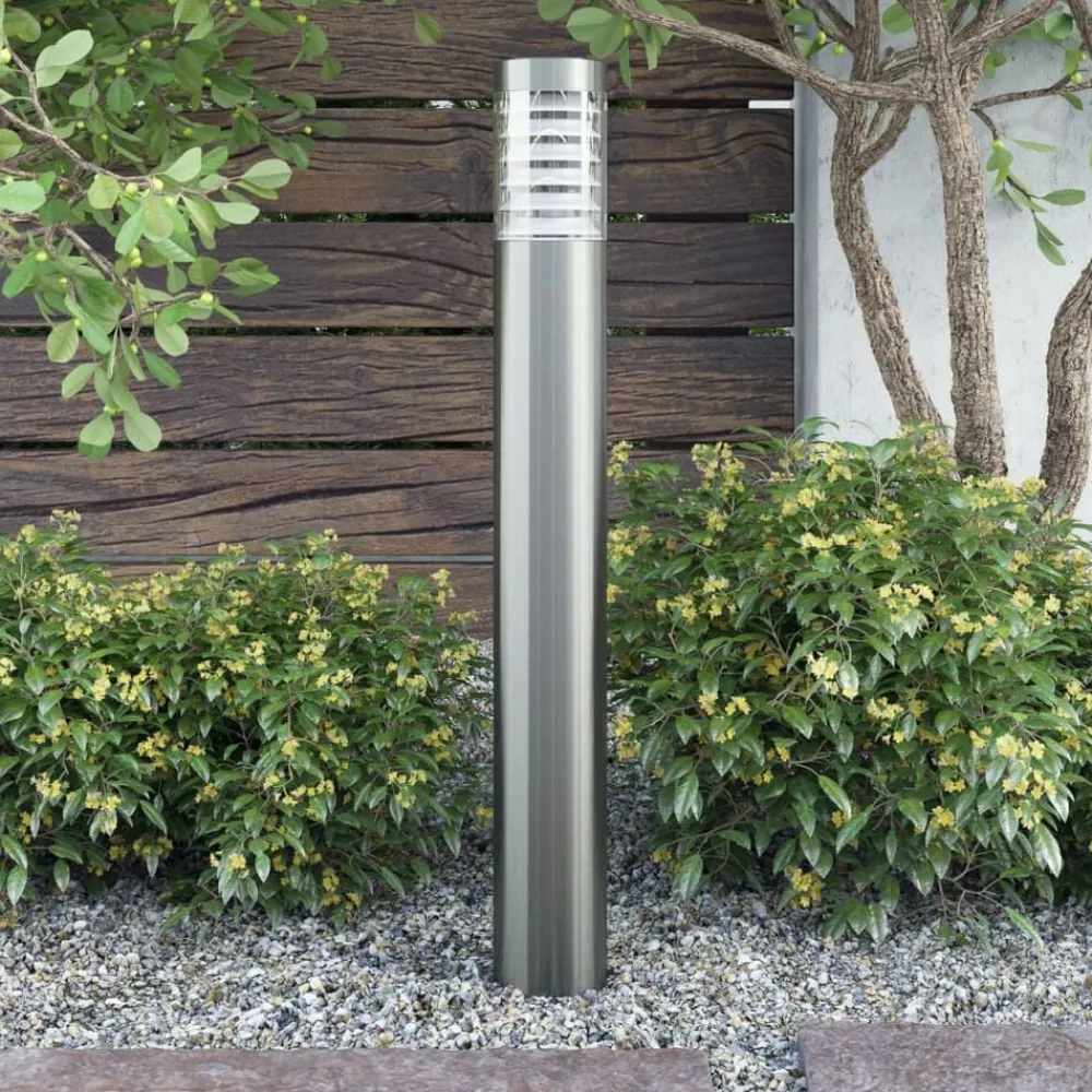 vidaXL Farola de jardín de acero inoxidable Sale