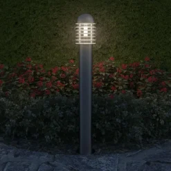 vidaXL Farola de jardín de acero inoxidable Sale