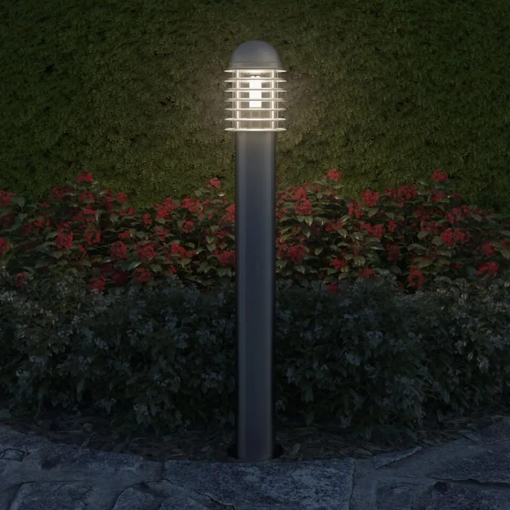 vidaXL Farola de jardín de acero inoxidable Sale