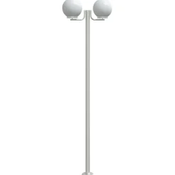 vidaXL Farolas de exterior 3 unidades acero inoxidable 215 cm Best