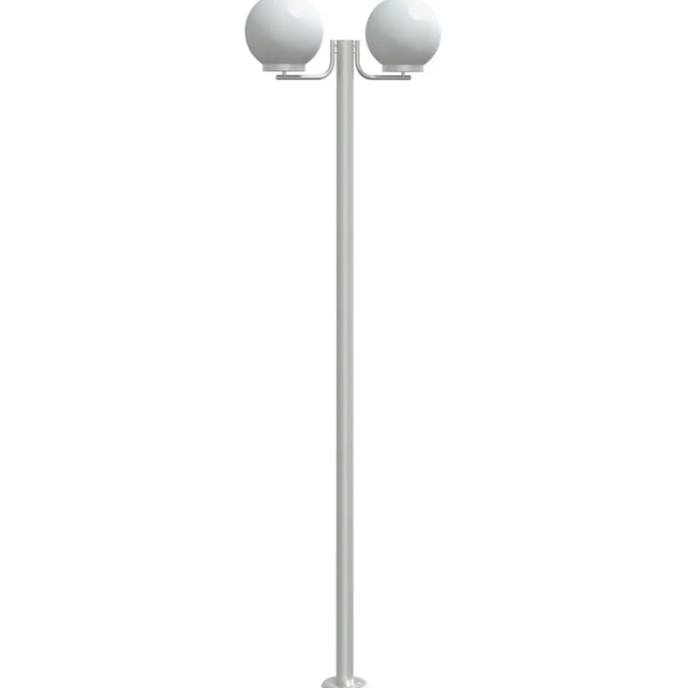 vidaXL Farolas de exterior 3 unidades acero inoxidable 215 cm Best