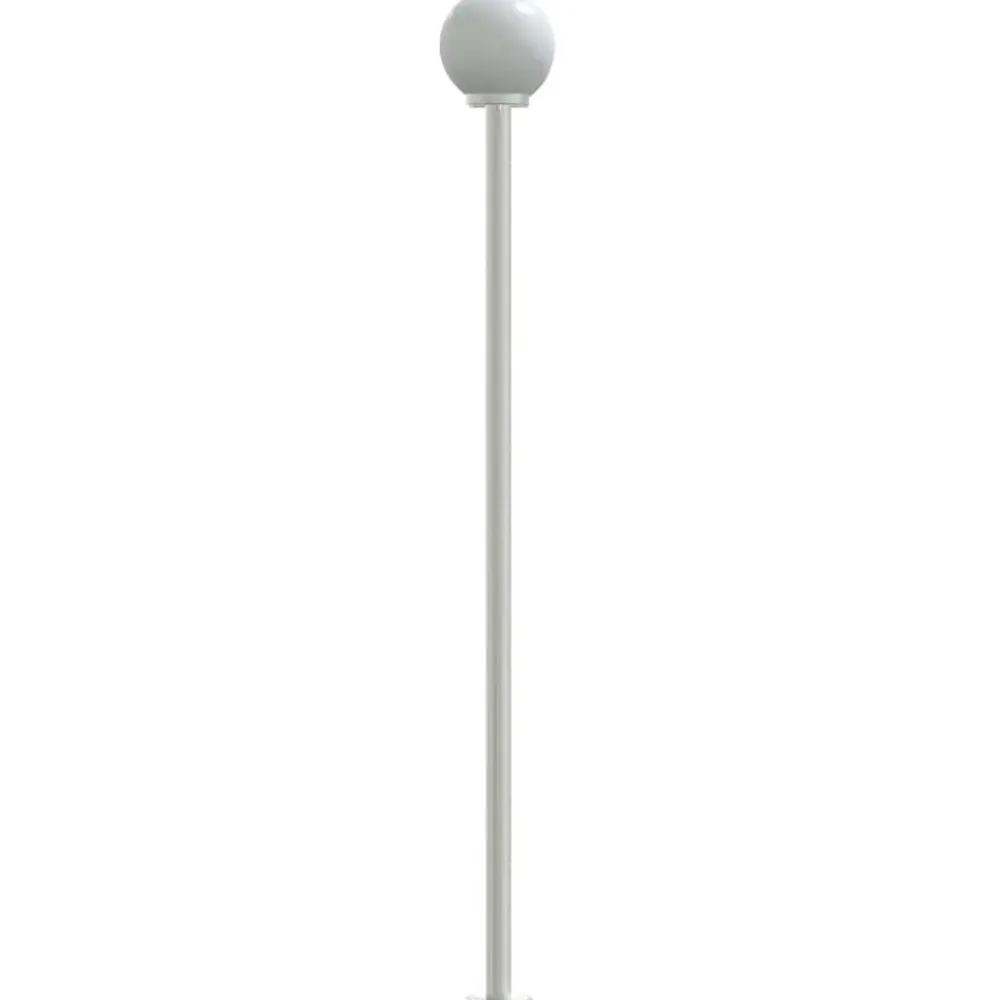 vidaXL Farolas de exterior 3 unidades acero inoxidable 215 cm Best