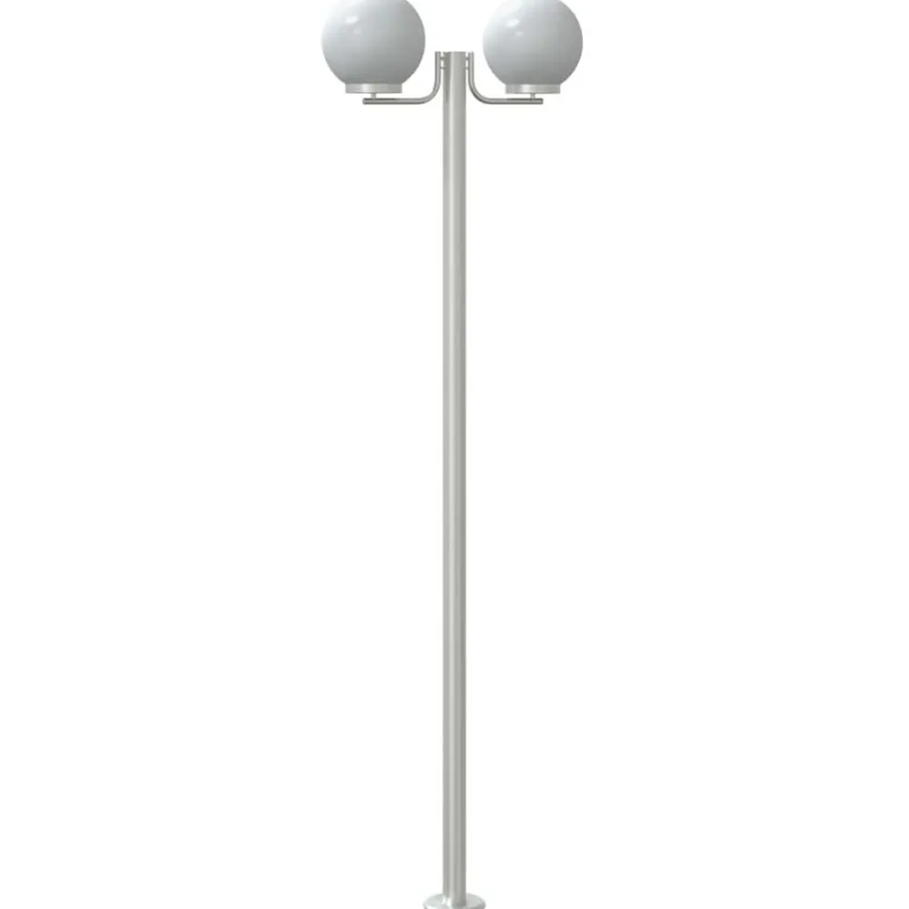 vidaXL Farolas de exterior 3 unidades acero inoxidable 215 cm Best