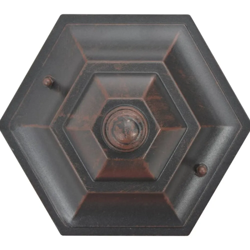 vidaXL Iluminación-Farolas de jardín aluminio E27 110 cm 6 unidades