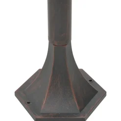 vidaXL Iluminación-Farolas de jardín aluminio E27 110 cm 6 unidades