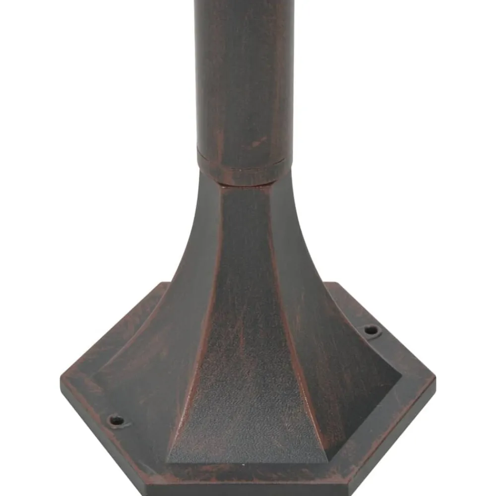 vidaXL Iluminación-Farolas de jardín aluminio E27 110 cm 6 unidades