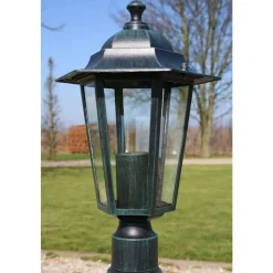 vidaXL Farolas de jardín Preston 2 piezas 105 cm Clearance