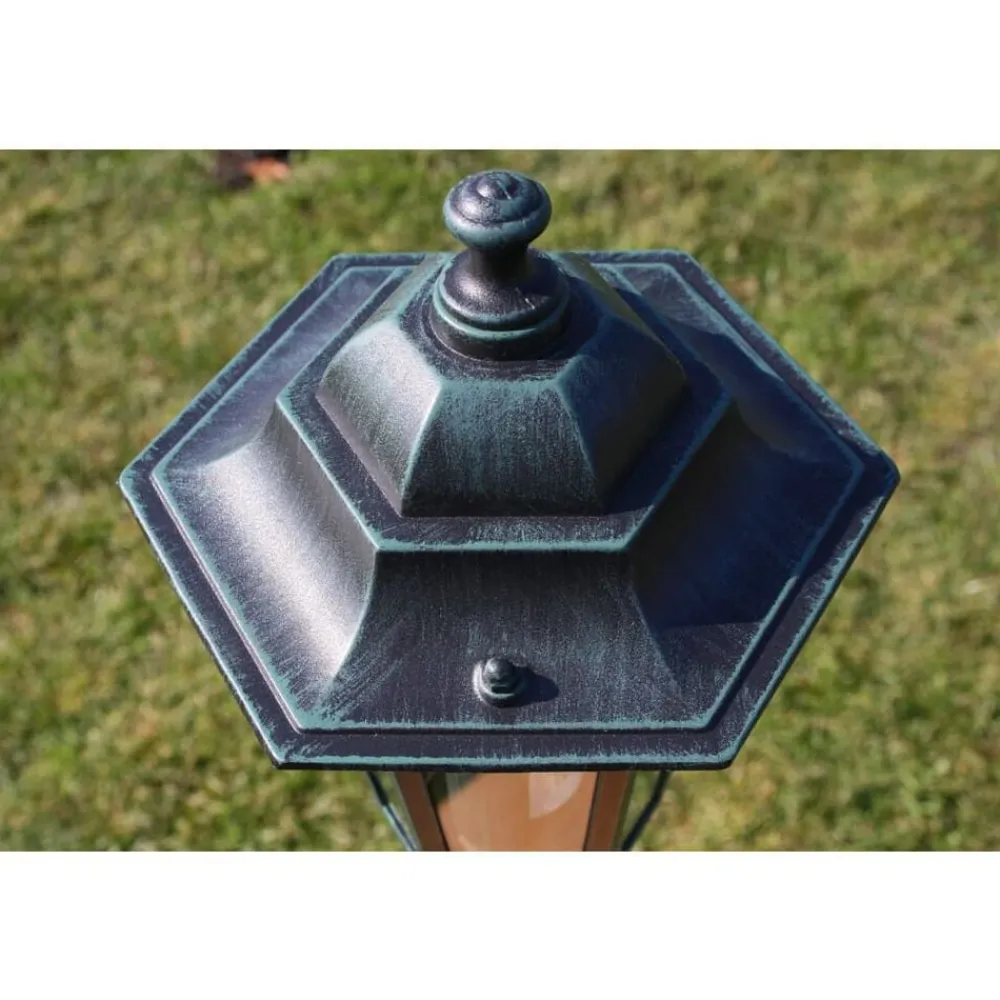 vidaXL Farolas de jardín Preston 2 piezas 105 cm Clearance