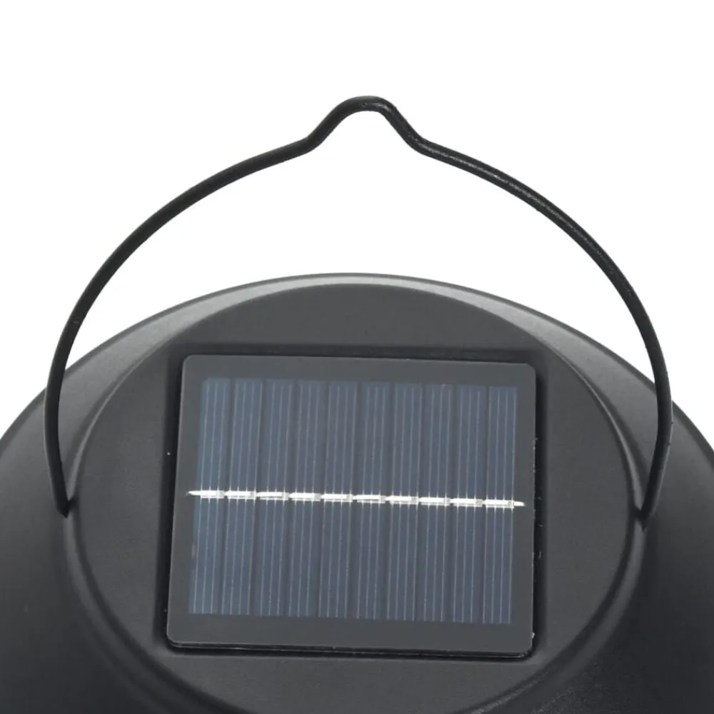 vidaXL Faroles solares de pared de exterior luz blanca 2 uds Blanco Sale