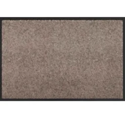 vidaXL Felpudo 60 x 40 x 1.2 cm Tela de peluche Beige Clearance