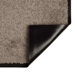 vidaXL Felpudo 60 x 40 x 1.2 cm Tela de peluche Beige Clearance