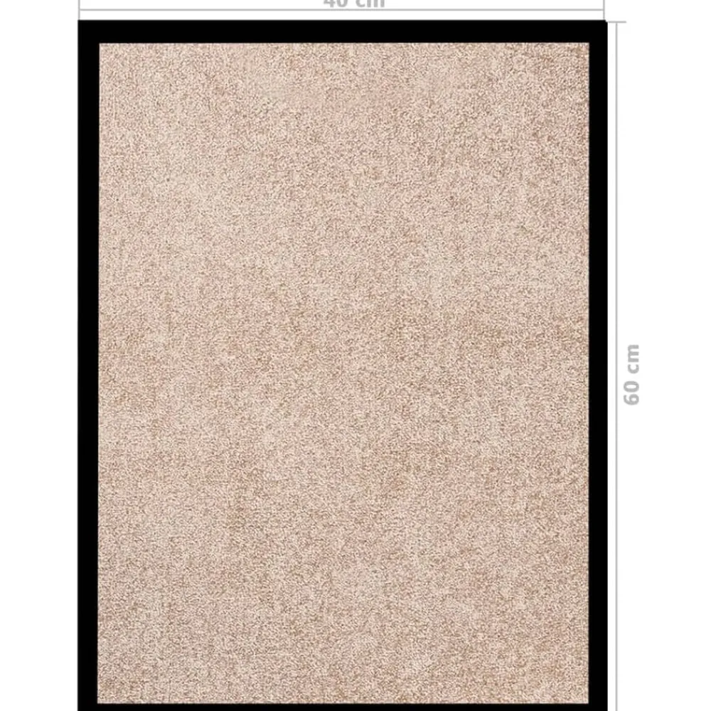 vidaXL Decoración-Felpudo 40x60 cm