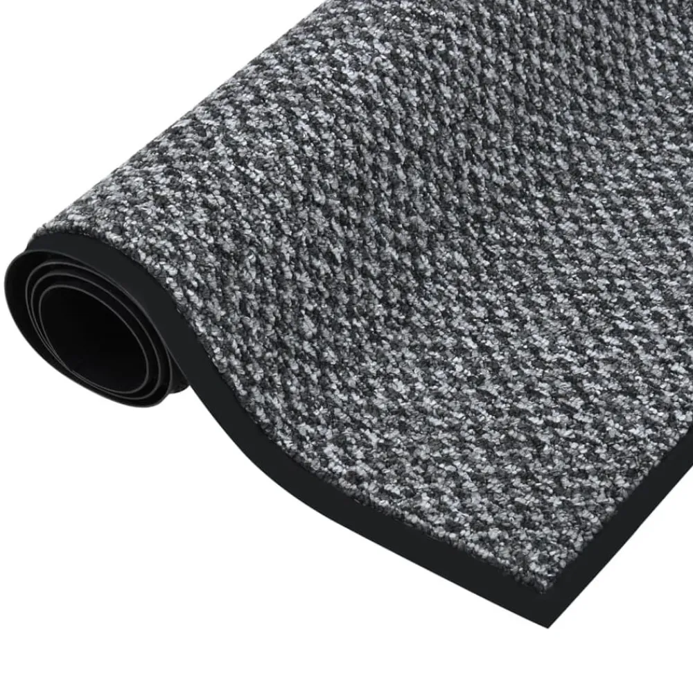 vidaXL Felpudo 60x80 cm Gris Best