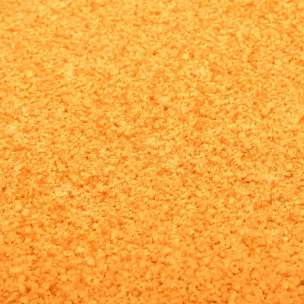 vidaXL Felpudo lavable 40x60 cm Naranja Discount