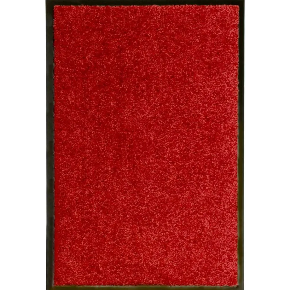vidaXL Decoración-Felpudo lavable 40x60 cm