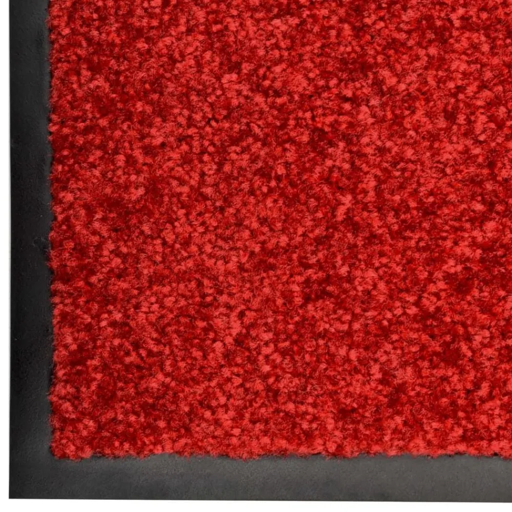 vidaXL Decoración-Felpudo lavable 40x60 cm