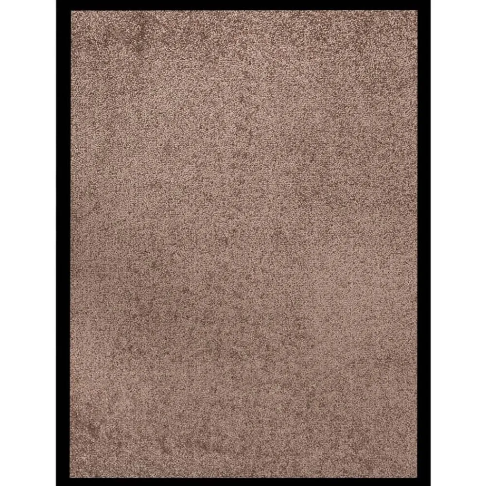 vidaXL Decoración-Felpudo marrón 40x60 cm