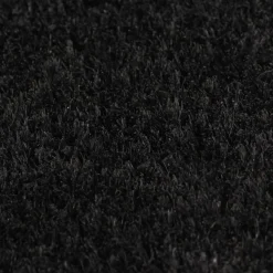 vidaXL Felpudos 5 unidades fibra de coco 40x60 cm Negro Sale