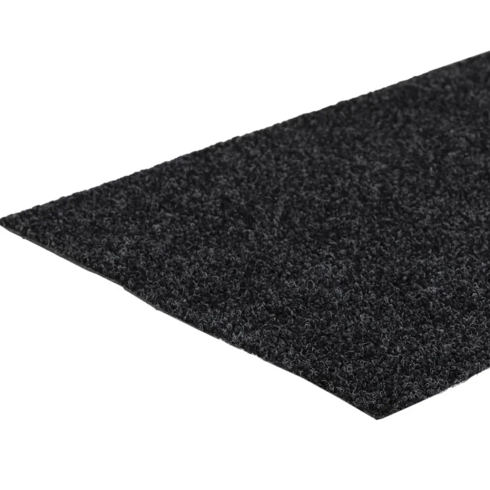 vidaXL Productos Del Hogar-Felpudos autoadhesivos para escaleras, 15 unidades, 60 x 25 cm, , rectangulares