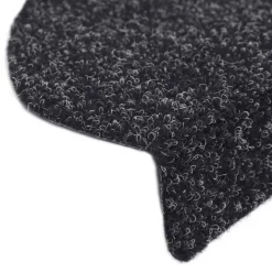 vidaXL Productos Del Hogar-Felpudos autoadhesivos para escaleras, 15 unidades, 56 x 17 x 3 cm, s, semicirculares