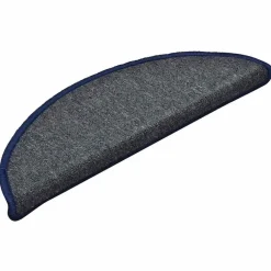 vidaXL Felpudos para escaleras (30 unidades, 56 x 17 x 3 cm, gris oscuro y azul, semicirculares) dark green and blue Discount