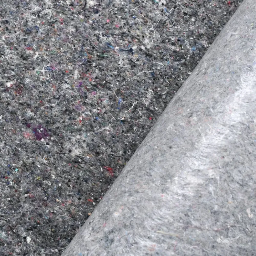 vidaXL Productos Del Hogar-Fieltro antideslizante de pintor 50 m 280 g/m² gris