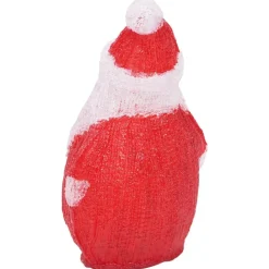 vidaXL Figura de Papá Noel de acrílico navideño LED 28 cm Rojo Best