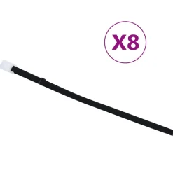 vidaXL Fijaciones para enrollacobertor de piscina universal 8 uds 1,8m Outlet