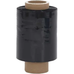 vidaXL Material De Oficina-Film estirable 50 pcs negra 23 µm 10 cm x 150 m