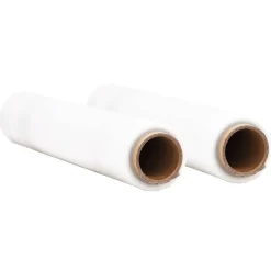 vidaXL Film estirable 2 unidades 20 μm 50 cm x 150 m Transparente Hot
