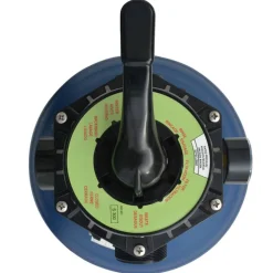 vidaXL Filtro de arena de piscina válvula de 6 posiciones azul 460 mm Best