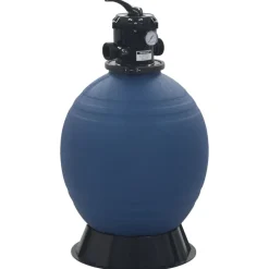 vidaXL Filtro de arena de piscina válvula de 6 posiciones azul 560 mm Sale