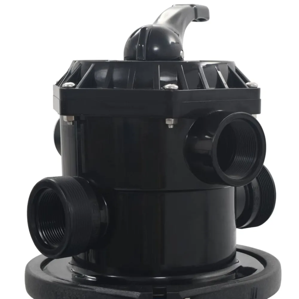 vidaXL Filtro de arena de piscina válvula de 6 posiciones azul 560 mm Sale