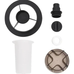 vidaXL Filtro de arena para piscina con prefiltro negro New