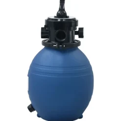 vidaXL Filtro de arena piscina con válvula de 4 posiciones azul 300 mm Discount