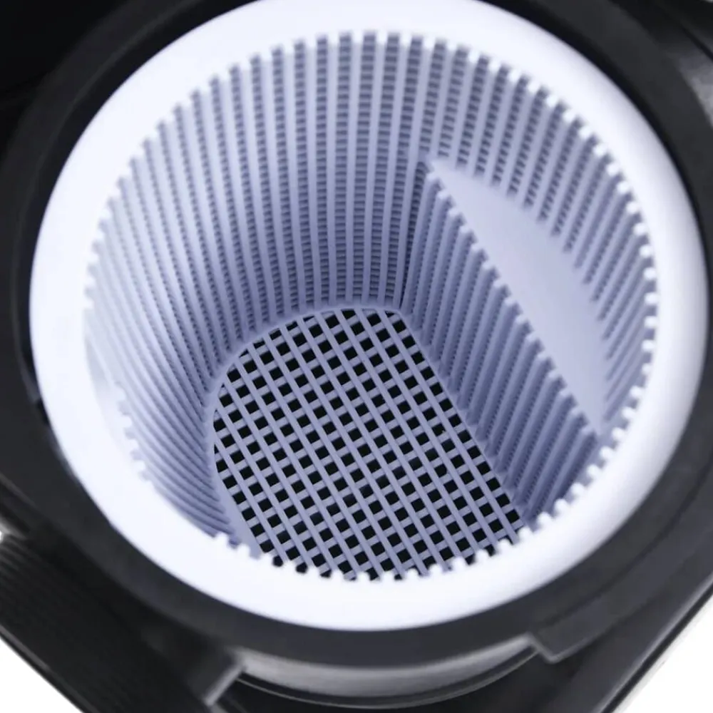 vidaXL Piscina Y Spa-Filtro de arena válvula de 7 vías y bomba de 1000 W azul y negro