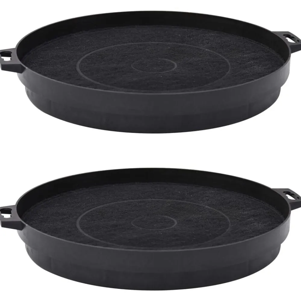 vidaXL Cocina Y Comedor-Filtros de carbón para camapana extractora 2 unidades 210 mm
