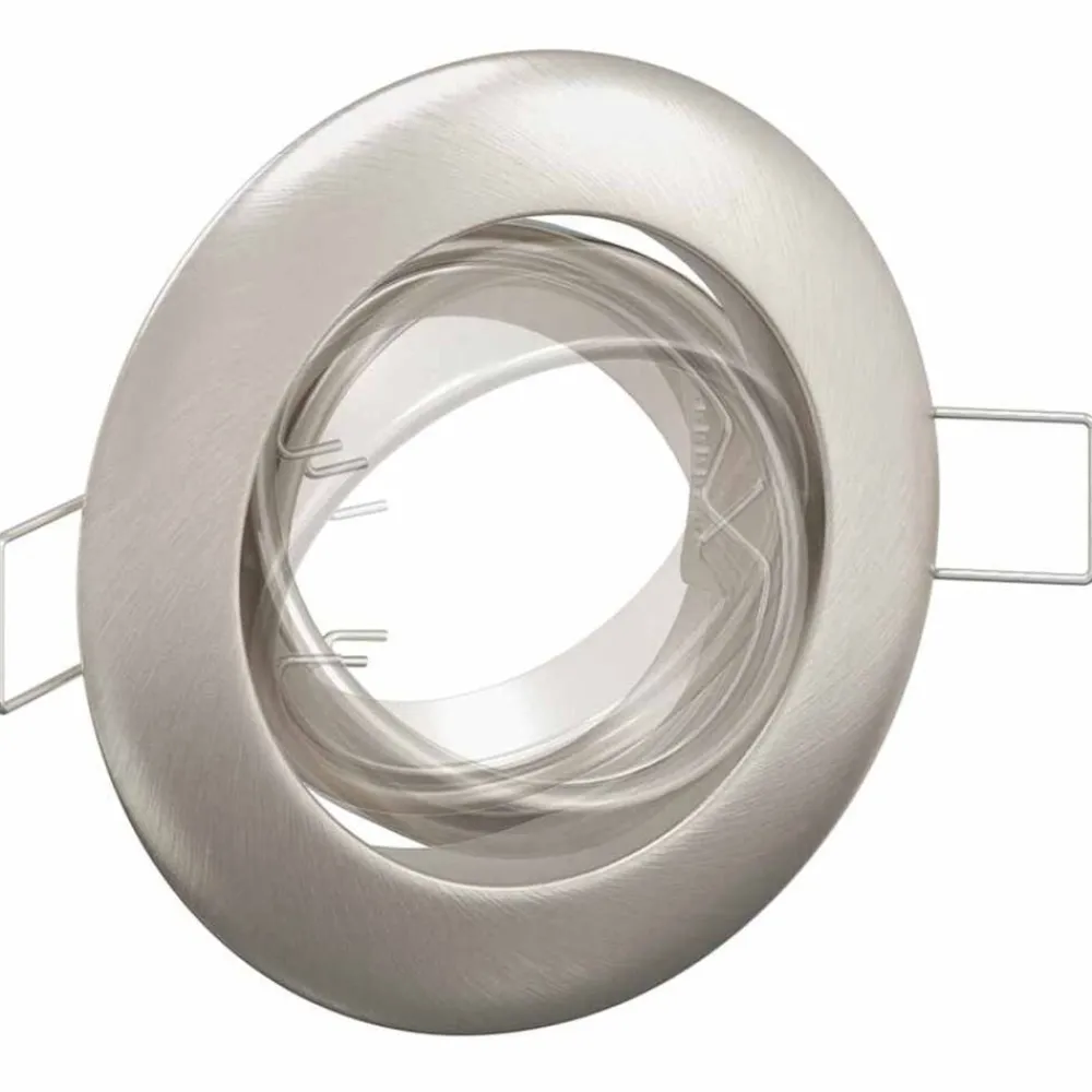 vidaXL Foco 6 pcs 9 x 9 x 2.5 cm Metal Plateado Outlet