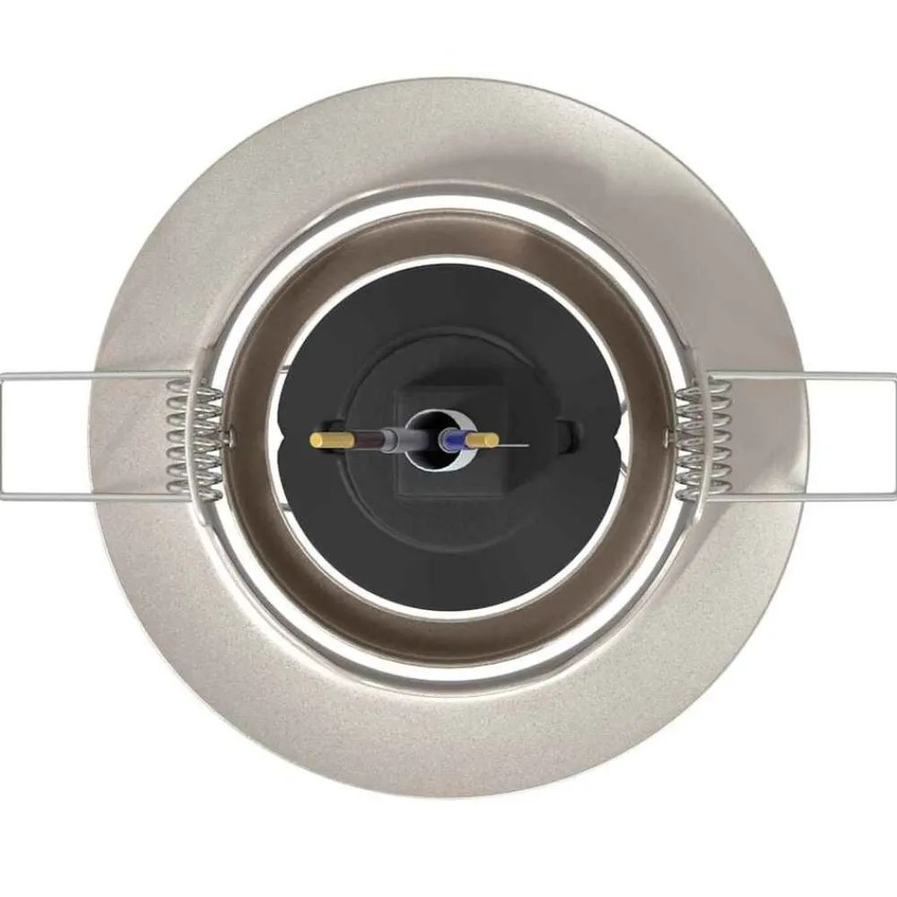 vidaXL Foco 6 pcs 9 x 9 x 2.5 cm Metal Plateado Outlet