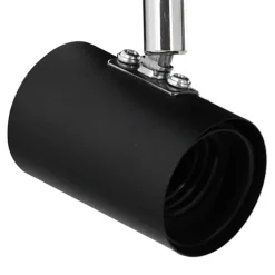 vidaXL Foco de techo con focos 26,5 x 26 x 11,5 cm Metal Negro Sale