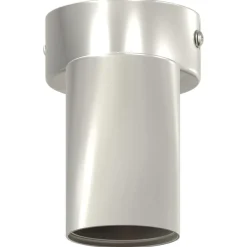 vidaXL Foco de techo con focos Níquel 26,5 x 26 x 11,5 cm Metal Níquel cepillado