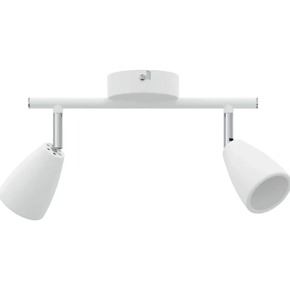 vidaXL Foco de techo con focos 25.5 x 8 x 16 cm Metal Outlet