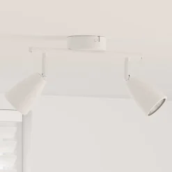 vidaXL Foco de techo con focos 25.5 x 8 x 16 cm Metal Outlet